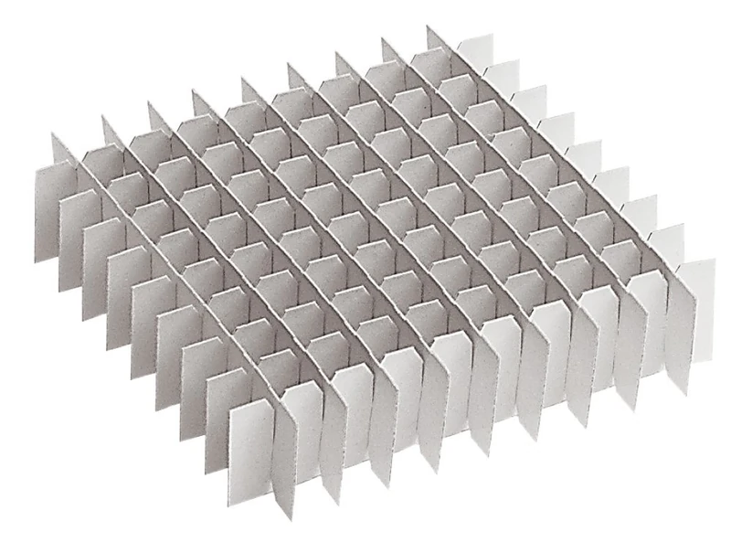 Neolab 2887 Raster Inserts Kryo Box Economy 133 x 133 x 50 mm/6 mm Diameter, Grid 16 x 16 – BOX - Image 1