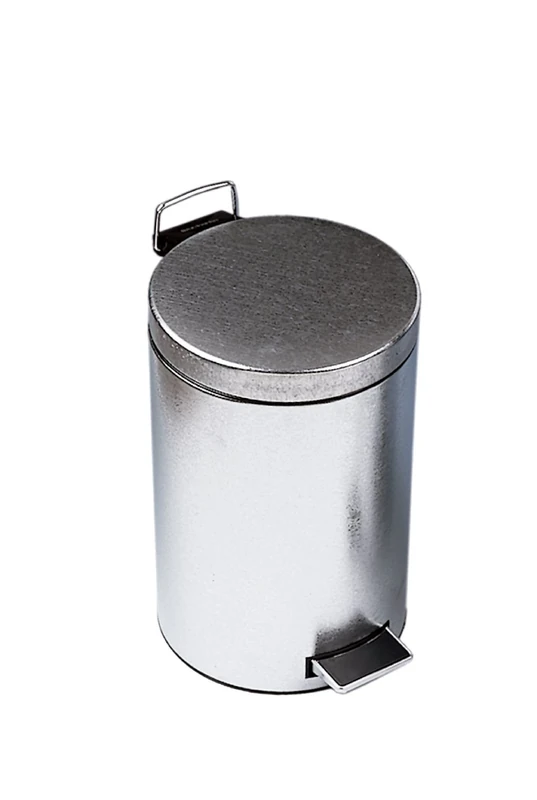 Neolab 2 3180 Chrome Pedal Bin with Plastic Inner Bucket, 12 Litre - Image 1