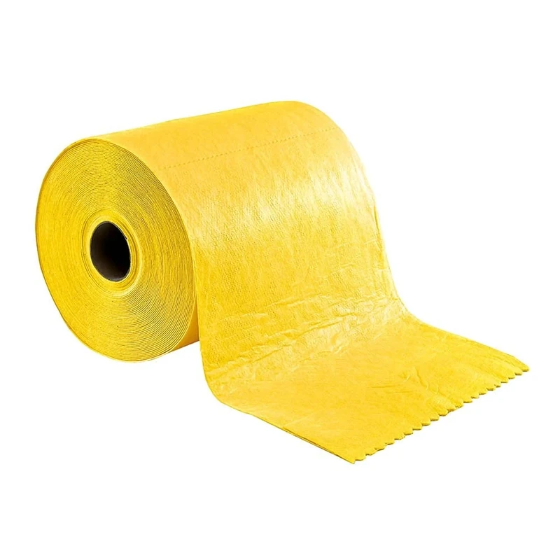 Portwest Chemical Roll, Color:Yellow, Size:40cm x 40m - Absorbs 40 Litres, SM75YER