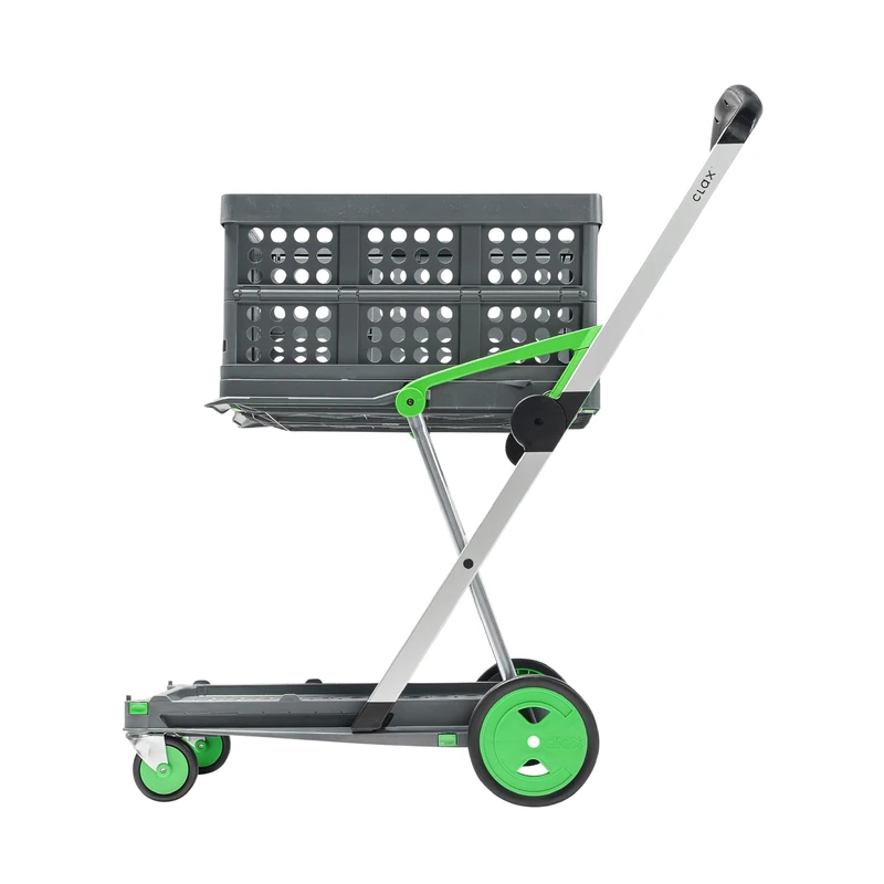 CLAX® transport trolley | storage trolley | foldable | platform trolley | with folding crate - Image 1