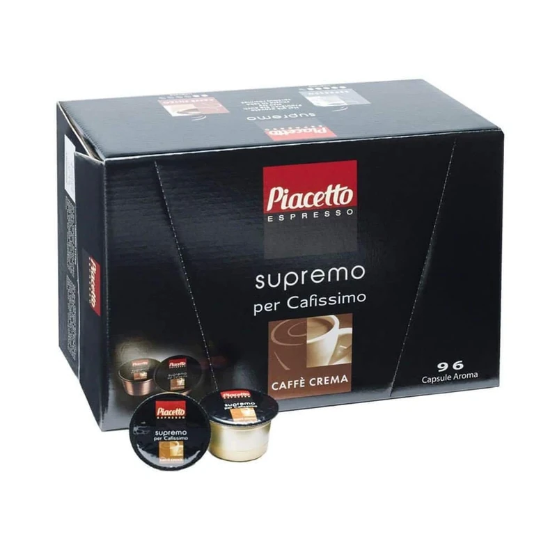 Piacetto 479082 Caffè Crema Cafissimo Coffee Capsules