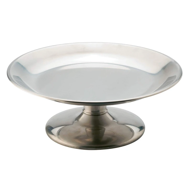 PIAZZA Cake stand- Stainless Steel - 24X9Cm