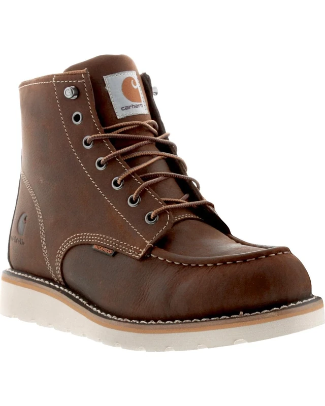 Carhartt Men's CMW6095 6" Moc Toe Casual Wedge Work Boot, Brown, 9 M US