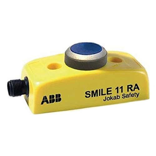 ABB Smile 11 RA Reset Button, 1xNO, 1xBlue LED, 1xM12 5-pin Male Connector (ABB2TLA030053R0000)