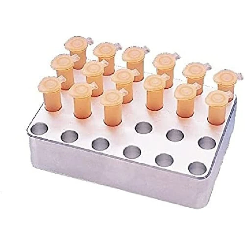 Neolab 7 8006 Aluminium Block MTP – 4 x 6 Holes for 1.5 – 2 ml