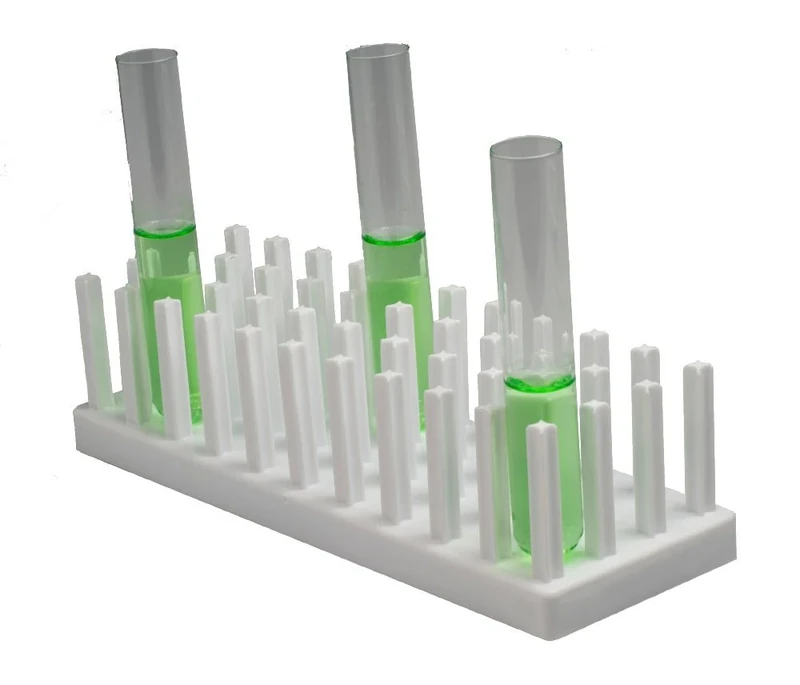 Neolab 6 2355 Test Tube Rack, 3 x 8 in, Polypropylene