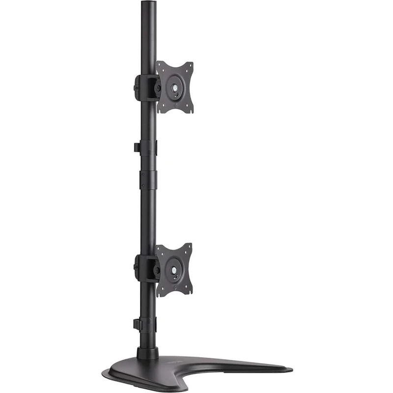 Tripp Lite Dual Vertical Desk Mount Monitor Stand Swivel Tilt Rotate 15-27 Inch (DDR1527SDC)