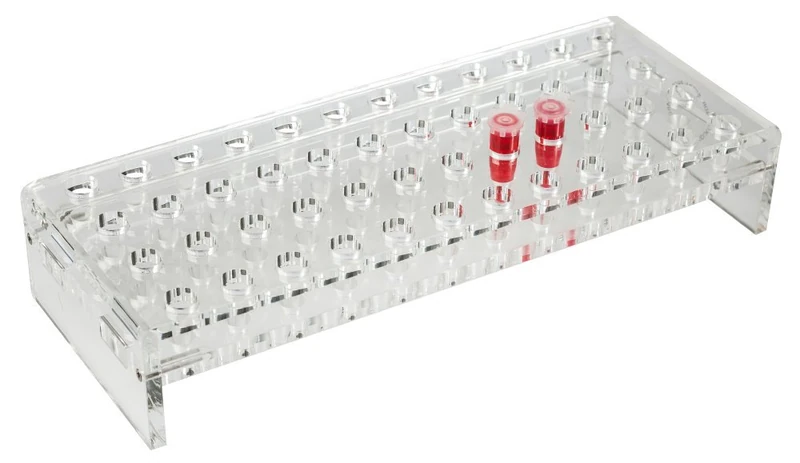 Neolab 5135 Acrylic Frame for 4 x 12 Eppendorf Reaction Tubes 0.5 ml
