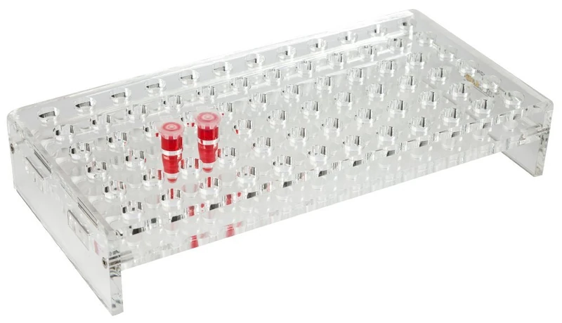 Neolab 1 5139 Acrylic Frame for 6 x 12 Eppendorf Reaction Tubes 1.5 ml