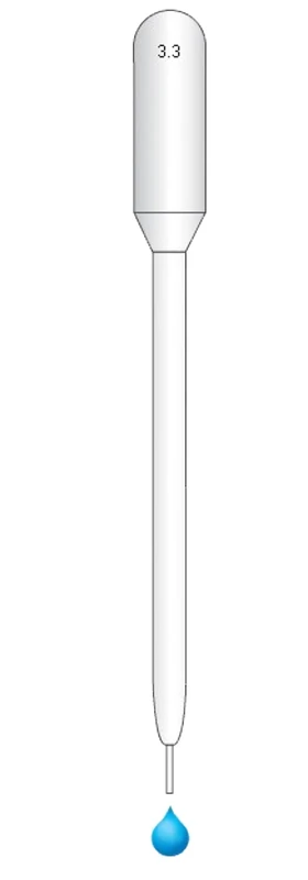 Neolab 1 6154 Pasteur Pipettes 3.3 ml, Fine Tip, 147 mm long (Pack of 500)