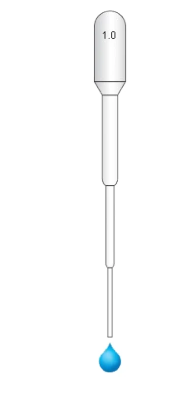 Neolab 1 6152 Pasteur Pipettes 1 ml. Ungraduiert, 104 mm Long (Pack of 400) - Image 1