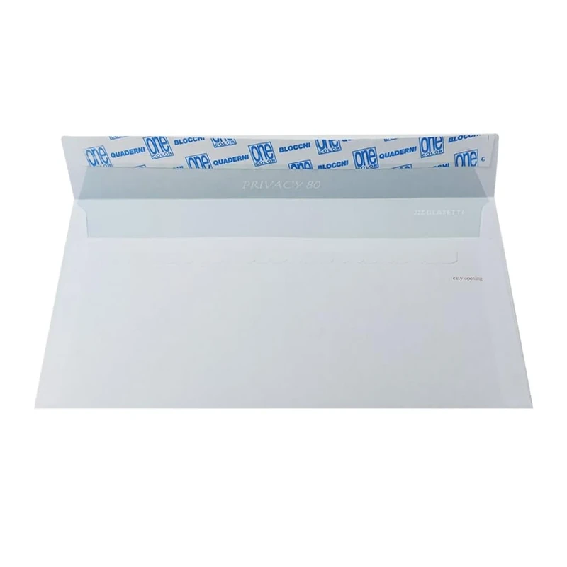 Blasetti Strip 90 White Envelope Paper Envelopes (Paper, White, 80 g/m2, 120 mm, 18 cm)
