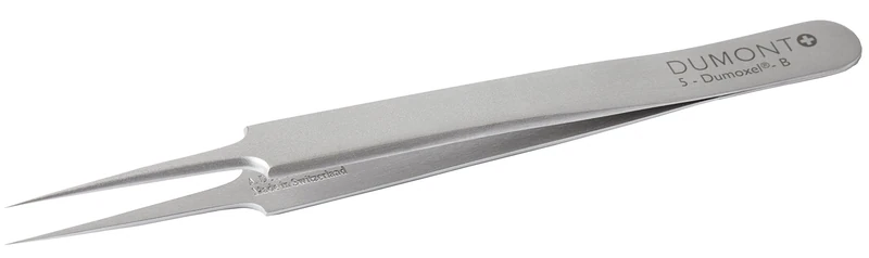 Neolab Dumoxel 1045 Dumont Tweezers 2, No. 5, Straight Tip, 0.01 mm