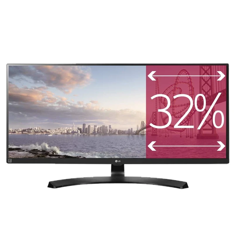 LG 34UM88-P.AEU 34-Inch LCD/LED Monitor - Black