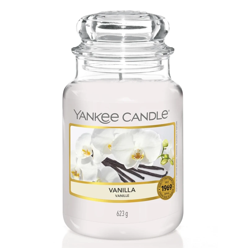 Yankee Candle Scented Candle | Vanilla Large Jar | Long Burning Candles: up to 150 Hours | Perfect Gifts for Women