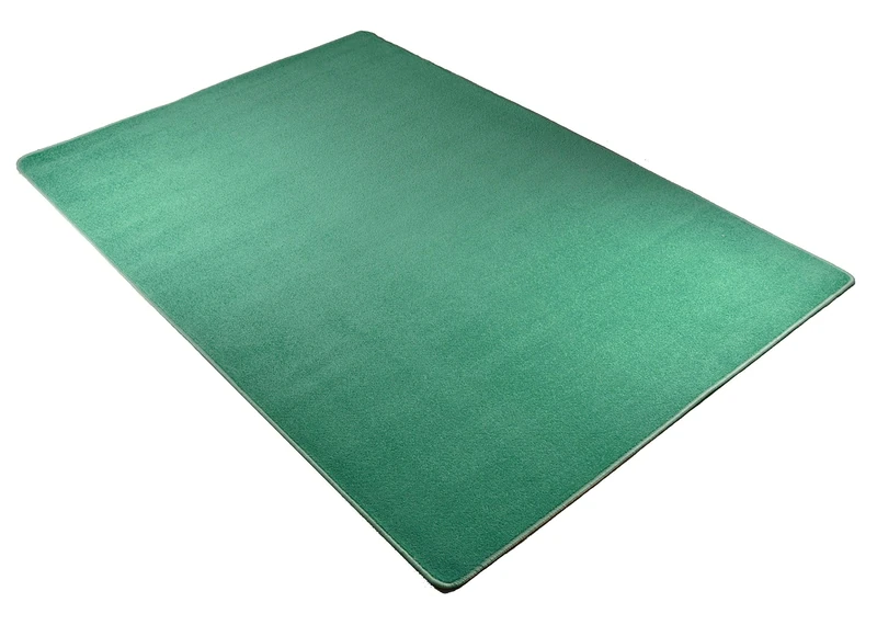 HANSE Home Plain Dyed Carpet Runner Bridge Bed Border Stair Protectors, Polypropylene, turquoise, 140x200 cm