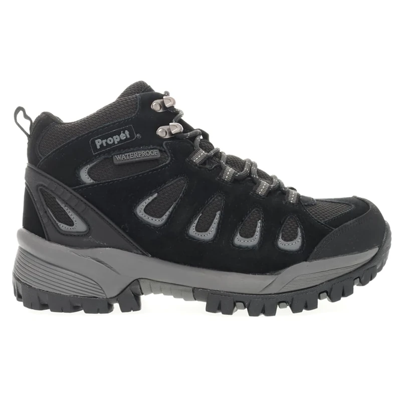 Propét Men's Ridge Walker Hiking Boot, Black, 10 UK