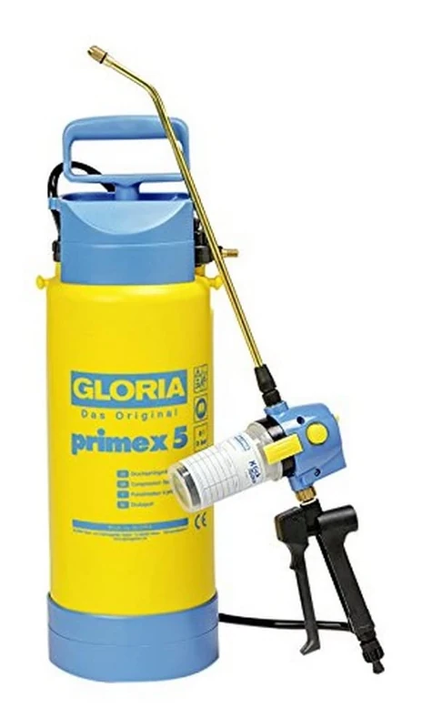 Gloria Pressure Sprayer with Dose Primex 5 with Click and Go Refill, Yellow