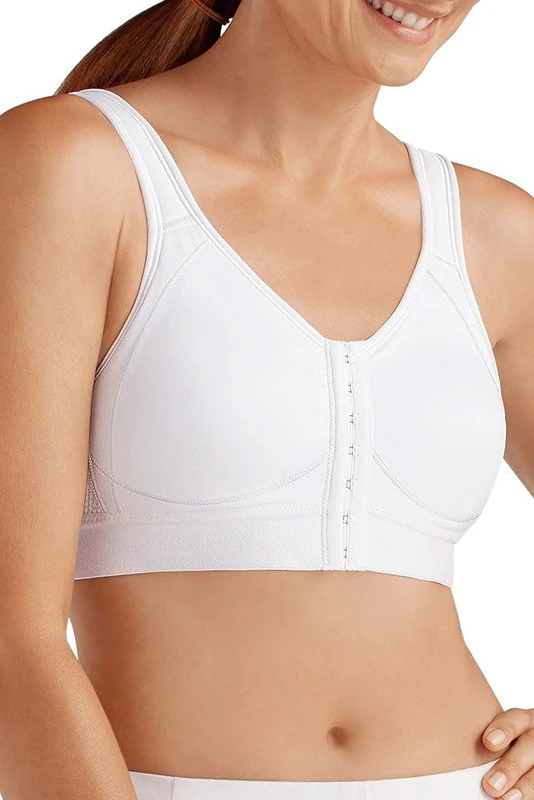 AMOENA Women's Ester Post Surgical Bra, Opaque, White, 34C