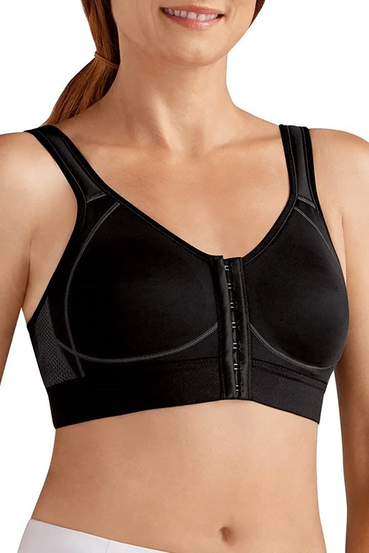 AMOENA Women's Ester Post Surgical Bra, Black, 38B - Image 1