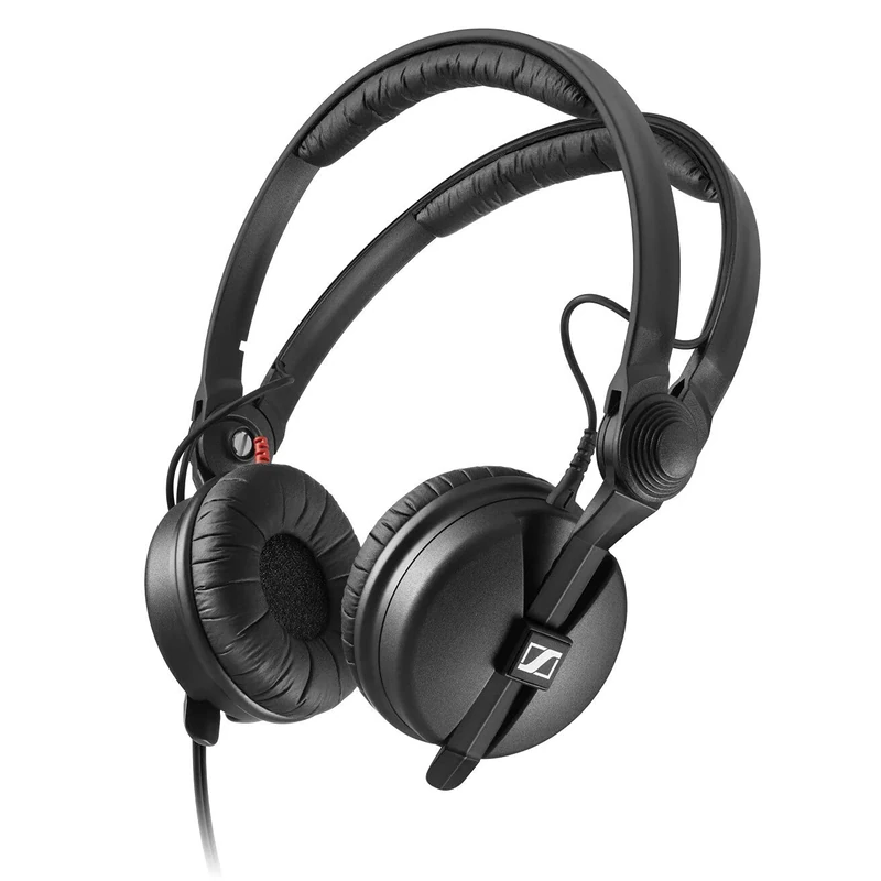 Sennheiser HD 25 Black Supraaural Headphones (Supraaural, 16-220000 Hz, 120 dB, 70 Ω, Wired, 1.5 m)