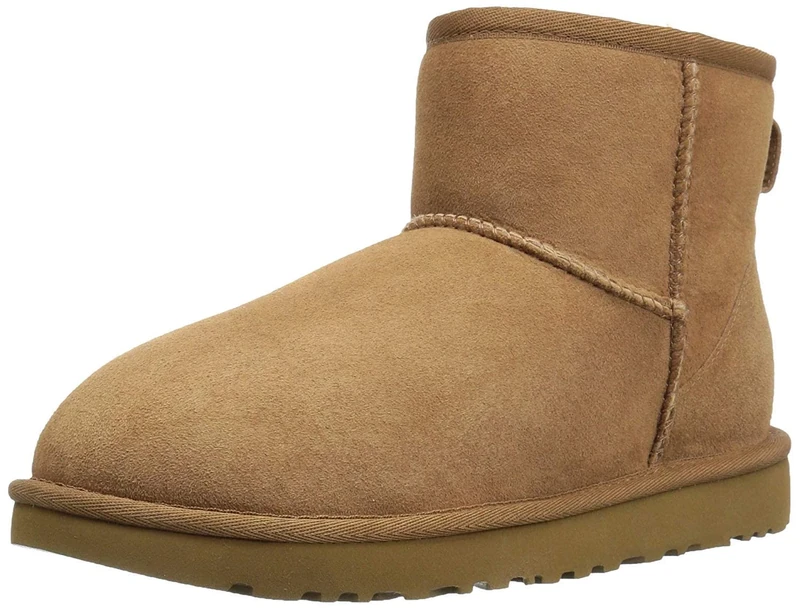 UGG Women's Classic Mini Ii Fashion Boot, Chestnut, 4 UK