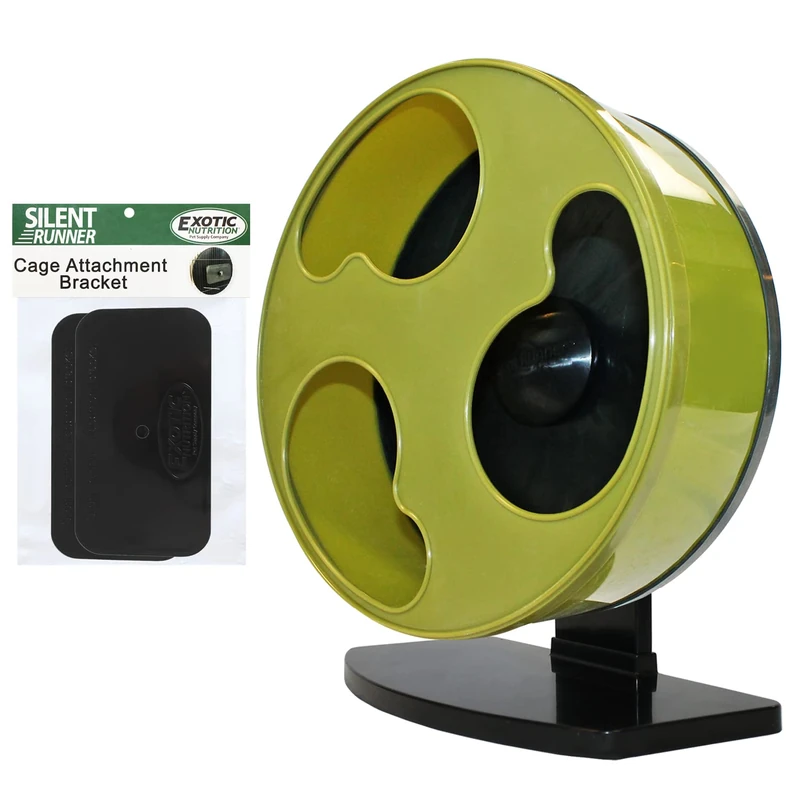 Exotic Nutrition Silent Runner 12-inch Small Pet Wheel - Image 1