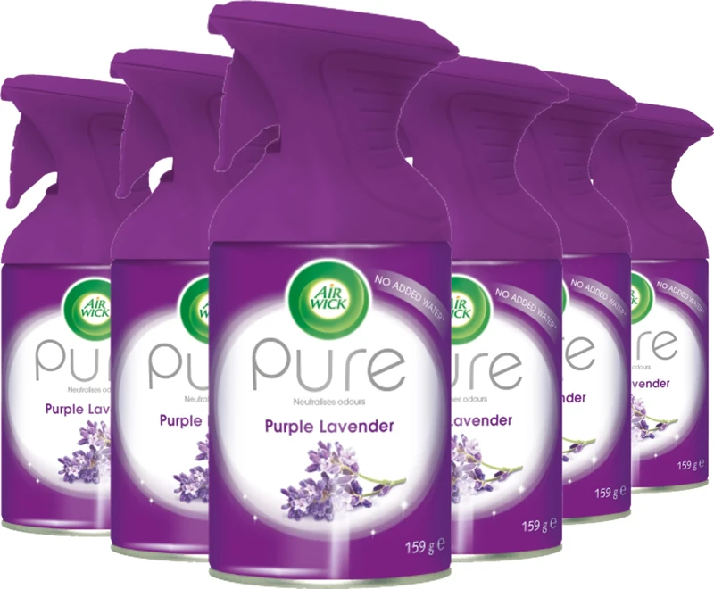 Air Wick | Smooth Lily| Pure Air Freshener| 250 Ml |Pack Of 6 - Image 1