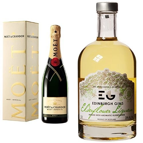 Moët & Chandon Imperial Brut Champagne and Edinburgh Gin Elderflower Liqueur