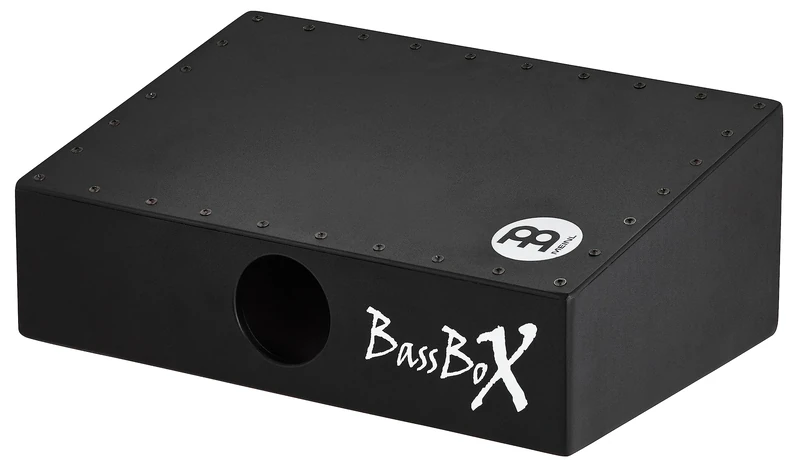 Meinl Percussion Bassbox Sound Effect Instrument - Foot Instrument with Bass Sound - With Sound Hole - Including Beater - Baltic Birch, Black (BASSBOX)