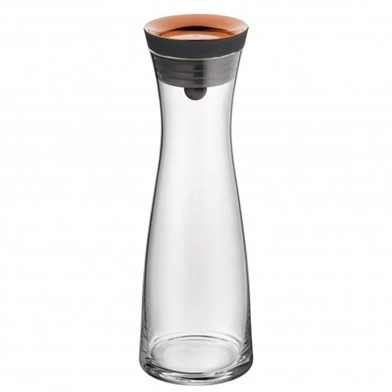 WMF Closeup 617706600 Basic Water Carafe with Lid, 1 Litre, Copper, Multicoloured, 38 x 13.7 x 29 cm