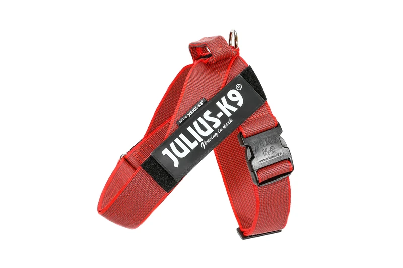 Julius-K9, IDC Color & Gray Belt Harness, Size: XL / 2, Red-Gray
