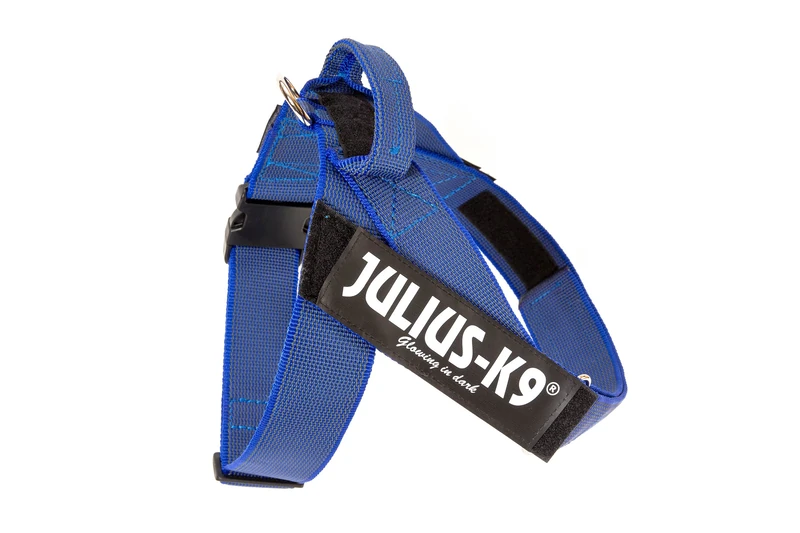 Julius-K9, IDC Color & Gray Belt Harness, Size: 2XL / 3, Blue-Gray