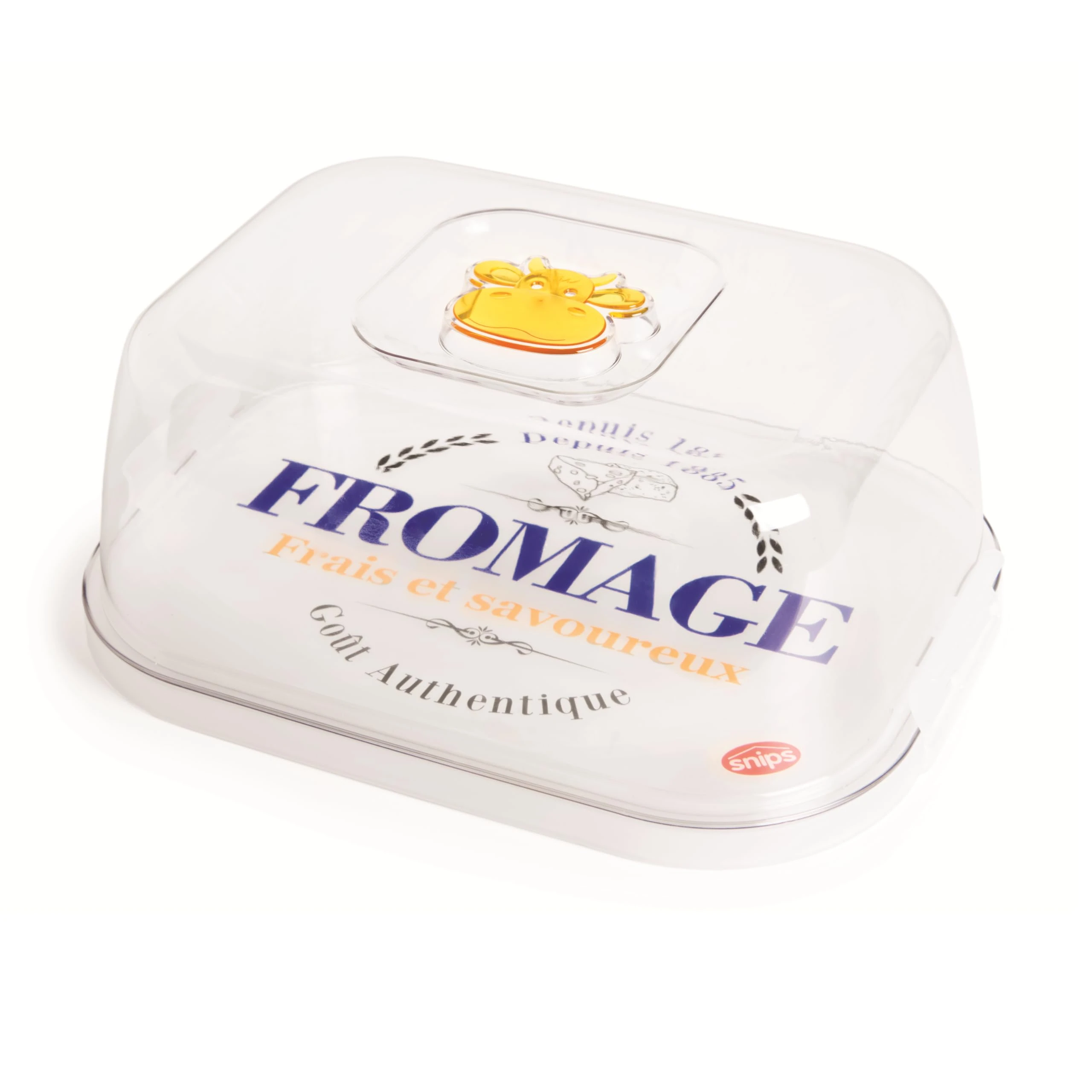 Snips Cheese Container, Food Keeper, Food Container 3 LT, 7 x 20 x 11 cm, Made in Italy