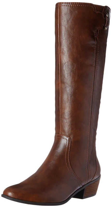 Dr. Scholl's Women's Brilliance Riding Boot, Whiskey, 7 UK