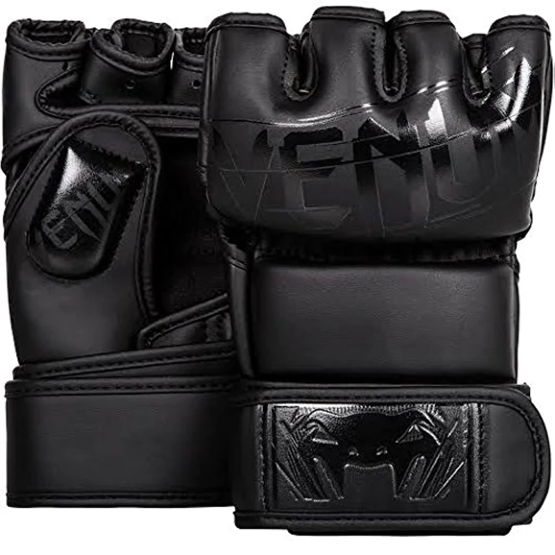 Venum, Undisputed 2.0 MMA Gloves, Unisex Adult, M, Matte/Black