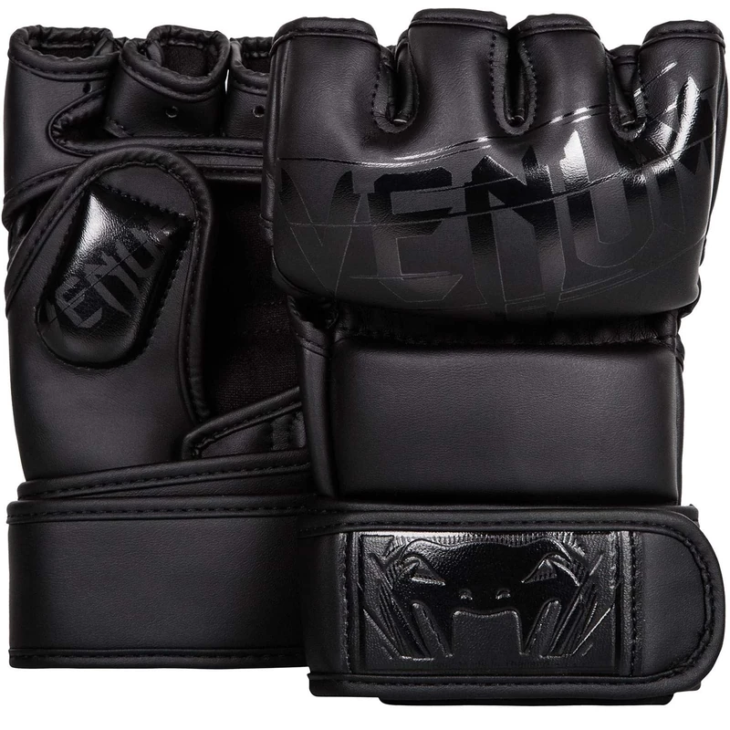 Venum, Undisputed 2.0 MMA Gloves, Unisex Adult, S, Matte/Black