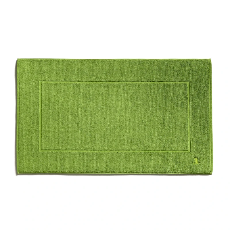 möve Superwuschel bath mat 60 x 100 cm made of 100 % cotton, peridot
