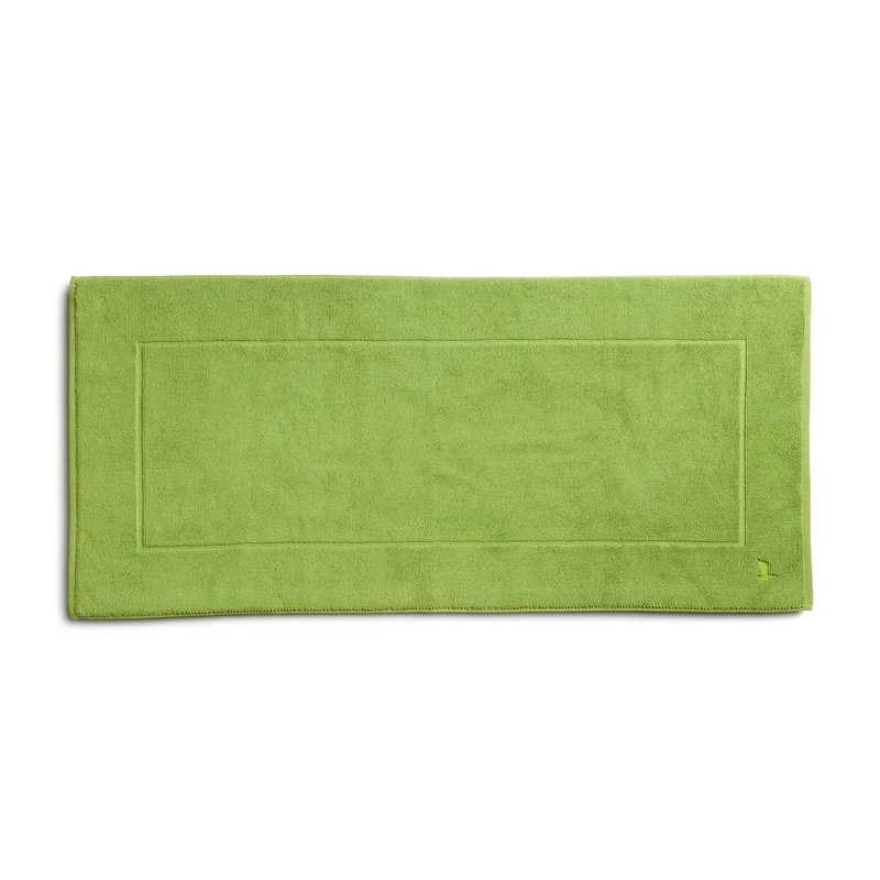möve Superwuschel bath mat 60 x 130 cm made of 100 % cotton, peridot