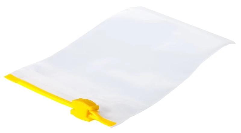 Neolab 1 7341 Ziplock Bags, Size 400 mm x 500 mm yellow (Pack of 60) - Image 1