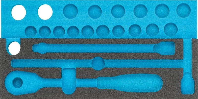 HAZET 163-357L 2-Component Soft Foam Insert - Multi-Colour