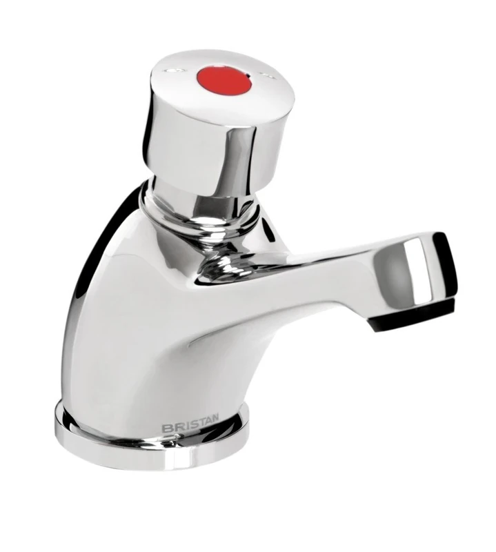 Bristan Z2 1/2 C Self Closing Single Basin Soft Touch Timed Flow Tap - Chrome