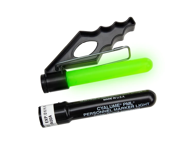 Cyalume Technologies SA9-580770AM Green Personnel Marker Light PML, 8 hour Duration, US Coast Guard Approved, 5'' 1/4" Long, (Pack of 50)