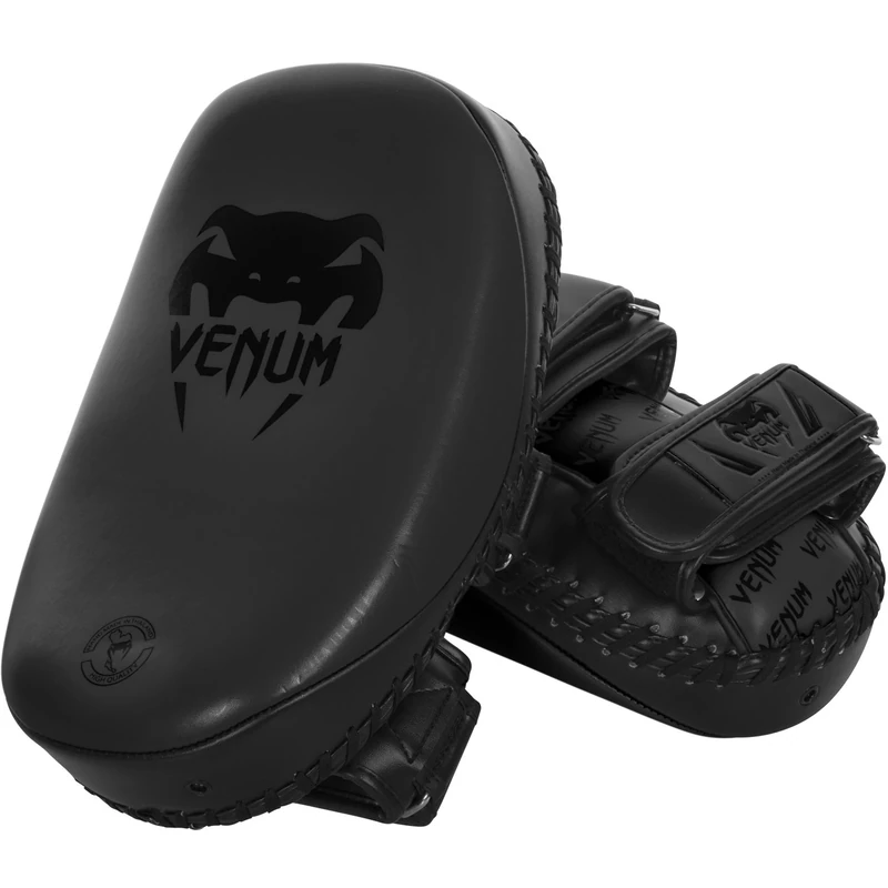 Venum, Light Kick Pads (Pair), Unisex Adult, One Size, Matte/Black