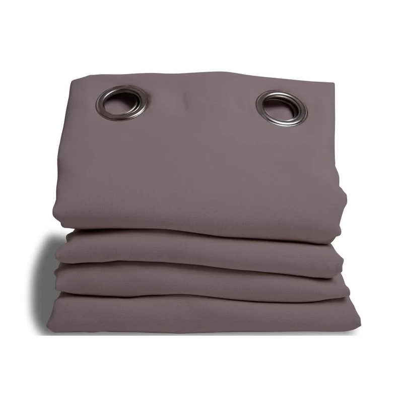 Moondream 3-in-1 noise protection curtain for insulation against noise, light and cold, patented technology, grey - pepper, 145 x 300 cm (W x H) cm, eyelets (1 curtain panel)