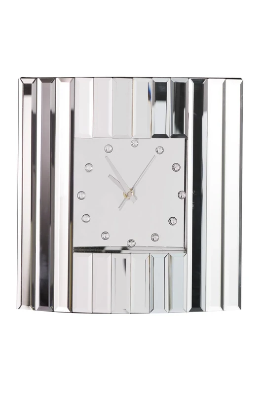MirrorOutlet Venetian All Glass Mantle Clock