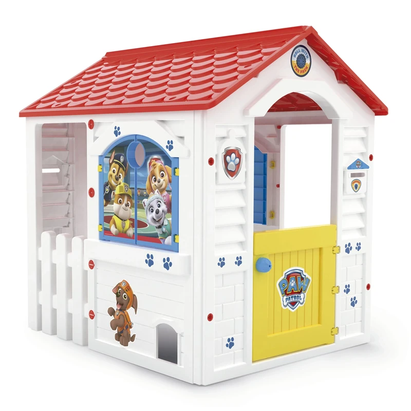 Chicos - Paw Patrol House | Garden Cabin for Children + 24 Months | Sturdy and Durable Outdoor Children's House with Easy Assembly Dimensions: 84 x 103 x 104 cm (89526)
