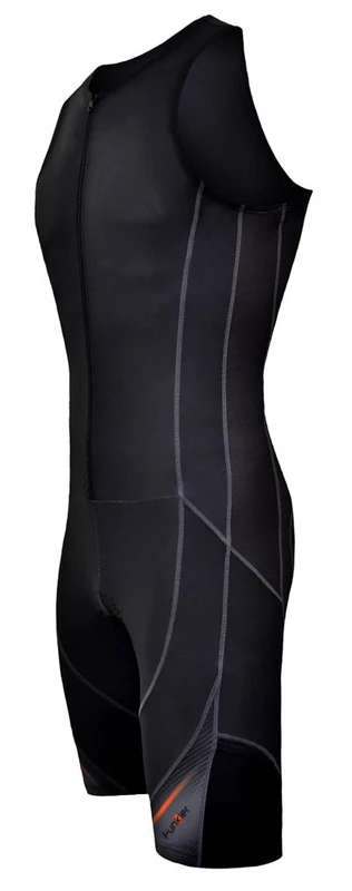 Funkier Men Pace Mens Tri Suit/Triathlon Suit. Black. (trs-4503-sg-1) - Black, Small