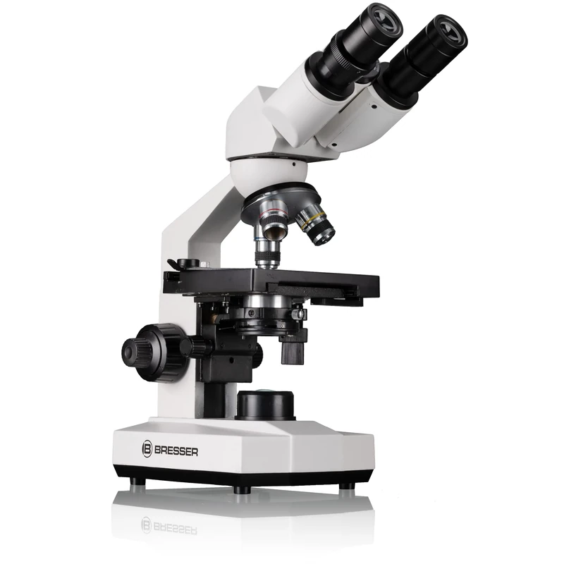 Bresser Microscope Erudit Basic Bino 40-400x Binocular with Smartphone Holder