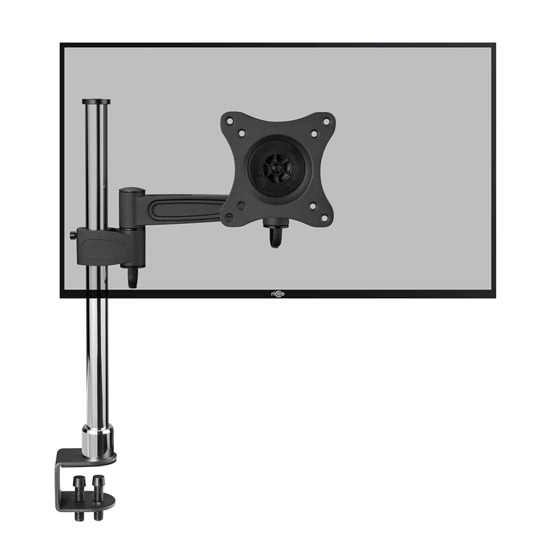 RICOO Single Monitor Stand Tilt TS2211 Swivel 13-30 Inch Universal VESA 75x75 100x100 Mount also Curved Screens Computer Monitor Bracket